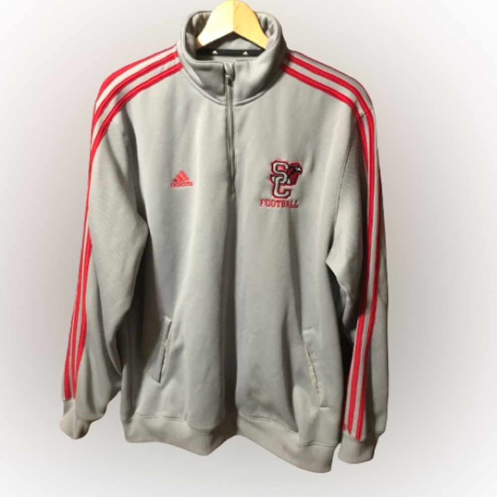 Adidas South Carolina cardinals athletic quarter zip pullover sweatshirt…